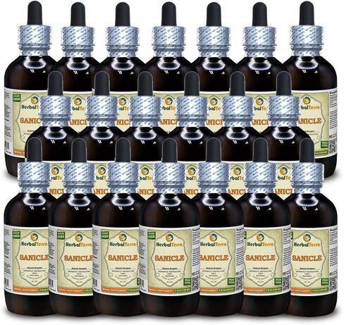 Herbal Terra Sanicle (Sanicula Europaea) Glycerite, Dried Herb Alcohol-Free Liquid Extract 2 oz in Kuwait