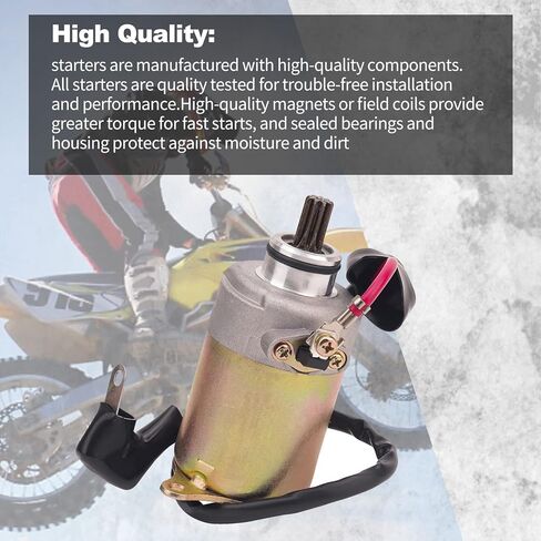 محرك بدء التشغيل متوافق مع GY6 125CC 150CC ATV سكوتر الدراجة ATV Go Karts Quad 4 عجلات Taotao Baja in Kuwait