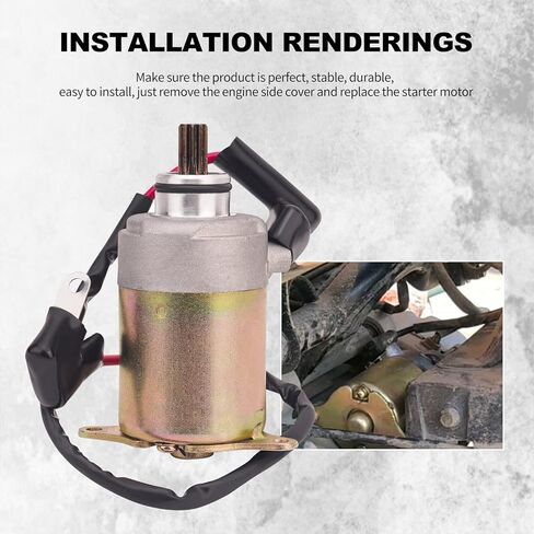 محرك بدء التشغيل متوافق مع GY6 125CC 150CC ATV سكوتر الدراجة ATV Go Karts Quad 4 عجلات Taotao Baja in Kuwait