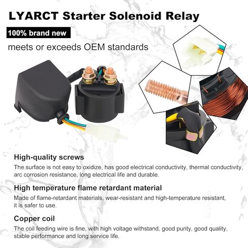 مرحل الملف اللولبي للمبتدئين وأجزاء محرك المبتدئين المتوافقة مع محرك GY6 50cc 150cc 200cc 250cc سكوتر ATV Taotao SUNL Coolster Dirt Bikes Go Kart Baja Roketa 4-Stroke in Kuwait