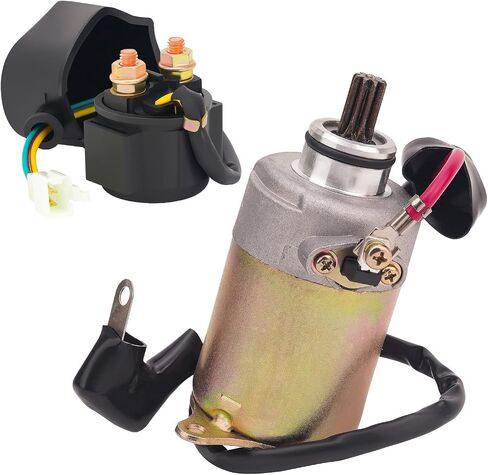 مرحل الملف اللولبي للمبتدئين وأجزاء محرك المبتدئين المتوافقة مع محرك GY6 50cc 150cc 200cc 250cc سكوتر ATV Taotao SUNL Coolster Dirt Bikes Go Kart Baja Roketa 4-Stroke in Saudi Arabia