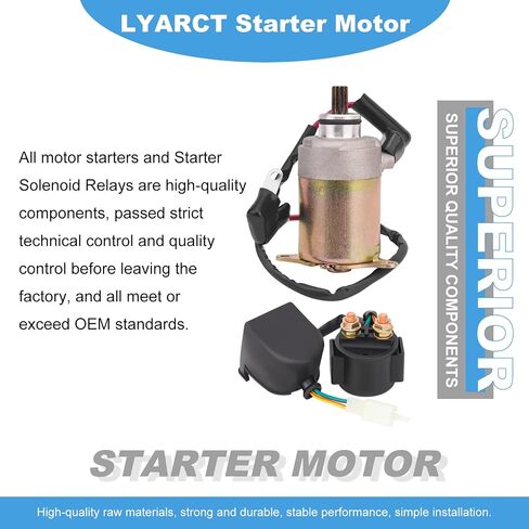 مرحل الملف اللولبي للمبتدئين وأجزاء محرك المبتدئين المتوافقة مع محرك GY6 50cc 150cc 200cc 250cc سكوتر ATV Taotao SUNL Coolster Dirt Bikes Go Kart Baja Roketa 4-Stroke in Saudi Arabia