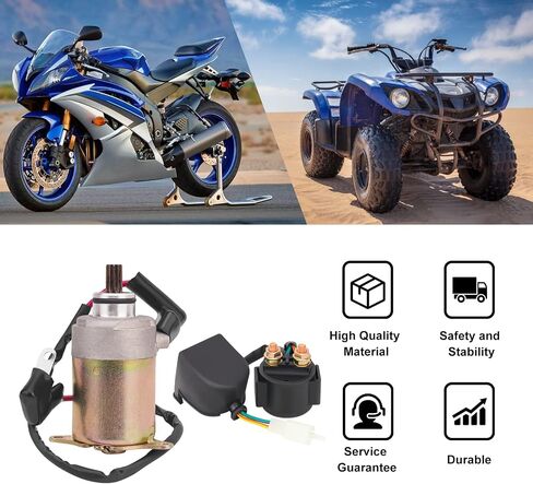 مرحل الملف اللولبي للمبتدئين وأجزاء محرك المبتدئين المتوافقة مع محرك GY6 50cc 150cc 200cc 250cc سكوتر ATV Taotao SUNL Coolster Dirt Bikes Go Kart Baja Roketa 4-Stroke in Saudi Arabia