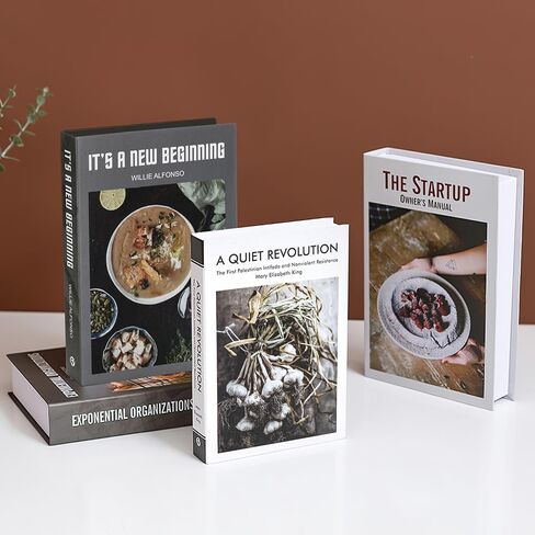 مجموعة كتب زخرفية، صندوق تخزين لطاولة الدخول، ديكور كتب مكدسة، كتب ديكور للرف، كتب ديكور لديكور المنزل، كتب زائفة لتزيين المنزل والمكتب in Kuwait