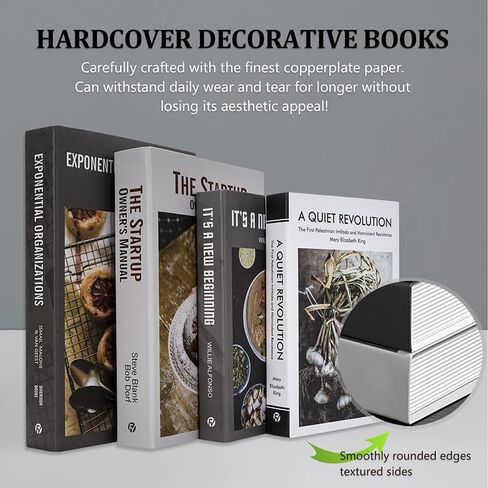 مجموعة كتب زخرفية، صندوق تخزين لطاولة الدخول، ديكور كتب مكدسة، كتب ديكور للرف، كتب ديكور لديكور المنزل، كتب زائفة لتزيين المنزل والمكتب in Kuwait