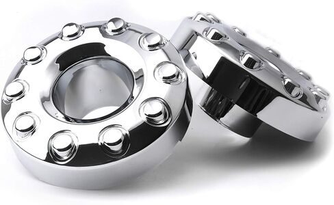 WEILEITE 19.5 Inch 10-Lug Front Car Wheel Hub Center Caps Compatible with Ford F450 F550 2005-2016 Super Duty Replace 5C3Z1130NA in Saudi Arabia