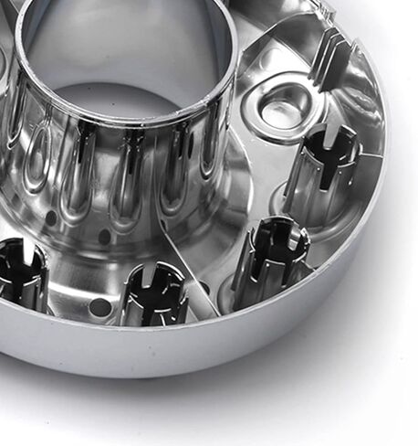 أغطية مركز محور عجلات السيارة الأمامية مقاس 19.5 بوصة ذات 10 عروات متوافقة مع Ford F450 F550 2005-2016 Super Duty تحل محل 5C3Z1130NA (زوج) in Kuwait