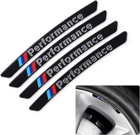 Aluminum Wheel Rims Decoration Stickers Car Wheel Center Decals Emblems for BMW X3 X4 X5 X6 F20 F21 F22 F23 F30 F31 F32 F33 F35 F36 F10 F15 F16 E46 F10 F30 F20 G20 G38 (4pcs Black) in Saudi Arabia