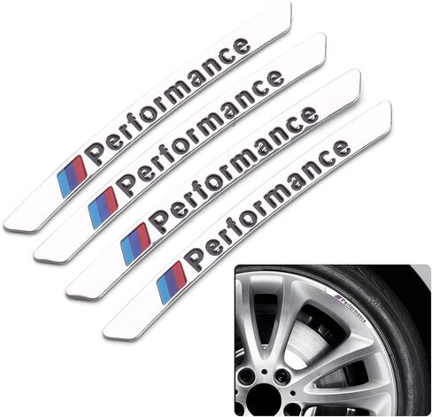 Aluminum Wheel Rims Decoration Stickers Car Wheel Center Decals Emblems for BMW X3 X4 X5 X6 F20 F21 F22 F23 F30 F31 F32 F33 F35 F36 F10 F15 F16 E46 F10 F30 F20 G20 G38 (4pcs Black) in Saudi Arabia