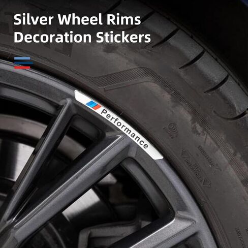 Aluminum Wheel Rims Decoration Stickers Car Wheel Center Decals Emblems for BMW X3 X4 X5 X6 F20 F21 F22 F23 F30 F31 F32 F33 F35 F36 F10 F15 F16 E46 F10 F30 F20 G20 G38 (4pcs Black) in Saudi Arabia