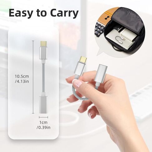 USB C Adapter i OS Lighting Female to USB C Male Adapter - Only Charging Adapter Compatible with iPhone 15 Series Galaxy S24/X6/F13/M13/M53 Note 10 Pixel 8 in Saudi Arabia