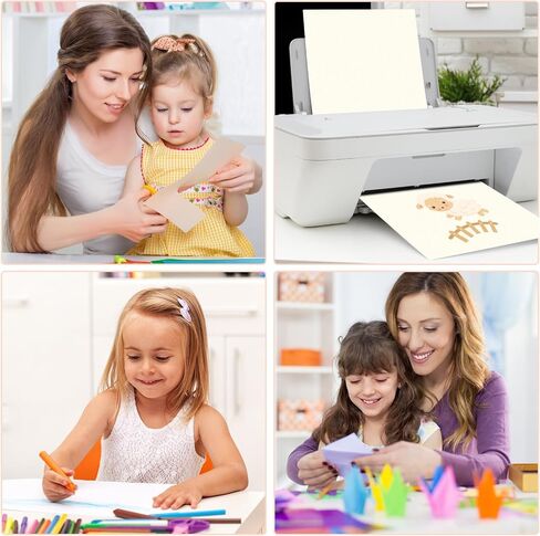 YOTINO White Shimmer Cardstock 100 Sheets White Cardstock Paper 8.5x11 Inches, 77.5lb/210gsm Cover White Printer Paper Card stock for Invitations cards, Certificates, Crafts, DIY Cards and Printing in Saudi Arabia