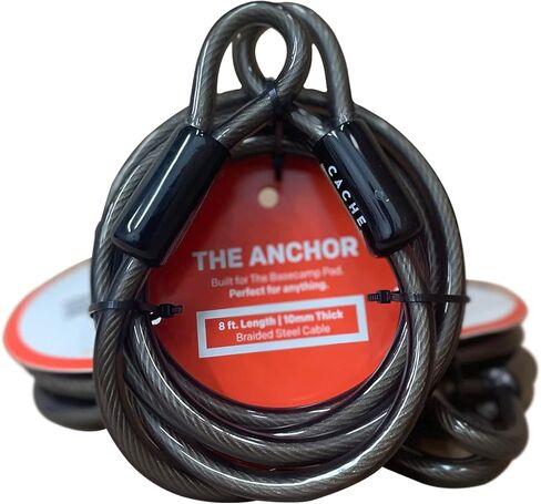 قفل مرساة، كابل سلك فولاذي للأمان 10 مم، قفل سميك وقوي للوحة Basecamp ونظام Basecamp in Kuwait