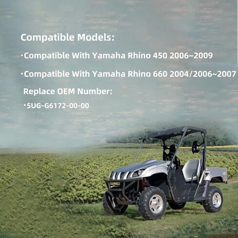 5UG-G6172-00-00 Rear Prop Propeller Drive Shaft, Compatible With Yamaha Rhino 450 2006~2009; Compatible With Yamaha Rhino 660 2004/2006/2007#OE 5UGG61720000 in Saudi Arabia