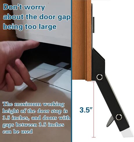 Door Stoppers for Bottom of Door, Kick Down Door Stop, Door Holder to Keep Door Open, Adhesive Door Stopper in Kuwait