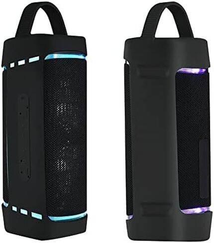 حافظة من السيليكون متوافقة مع حقيبة حماية ناعمة لمكبر الصوت Sony SRS-XB33 (أسود) in Saudi Arabia