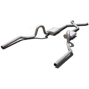 Pypes Performance Exhaust Pypes Performance ExhaustPypes Exhaust SGA13S Street Pro 3" Diameter 409 Stainless Steel Crossmember-Back Exhaust System with X-Pipe for GM A-Body