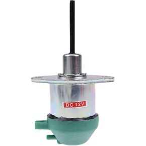 Fuel Shut Off Solenoid 1A021-60017 Compatible with Kubota D1503 V2003 V2203 V2403 2800 3200 2203 Bobcat S150 160 L2800 L3130 L3400 L3700 1A021-60015 1A021-60013 1A021-60014 6684826 1A021-60016