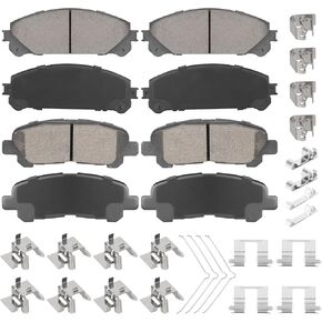 Front & Rear Ceramic Brake Pads Set for Toyota Highlander 2008-2013 8PCS