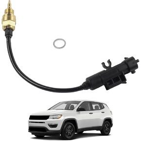 Engine Oil Coolant Temperature Sensor Compatible with 2012-2021 Jeep Cherokee Compass Renegade Ram ProMaster City Chrysler 200 Fiat 500/500X/500L Dodge Dart Replaces 68088241AA 68119586AA