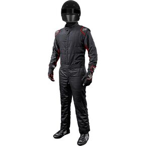 K1 Outlaw Adult Auto Racing Nomex® Suit - SFI 3.2A/5 - Black, Red - XL 60
