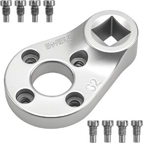 Trim Spanner Wrench, Outboard Trim Cap Pin Wrench Compatible with all SHOWA manufactured Units, Yamaha, Honda, Evinrude,32mm x 4mm/4.5mm, 630 Material, Heat-Treated,Chrome-Plated