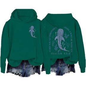 Whale Ocean Hoodie Shark Hoodie All Is Whale Shark Sweatshirt Ocean Sweatshirt