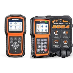 Foxwell T2000 Pro TPMS أداة إعادة توليد ، قم بتنشيط/إعادة توليد جميع أجهزة الاستشعار مع NT630 Plus Scanner OBD2 مع ABS Auto Please SRS/Airbag