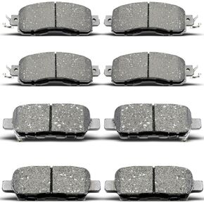 8pcs Ceramic Brake Pads Set fit For Nissan Altima 2013-2023, D905 D1650