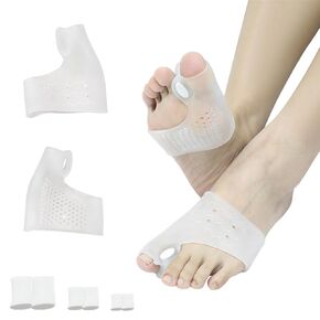 Toe Separators for Correcting Bunions and Restoring Toes to Their Original Shape for Men and Women – Toe Spacers Bunion Corrector (Transparent)