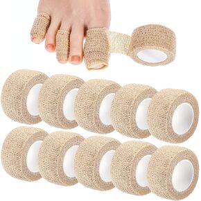 10 Pcs Broken Big Toe Little Toenail Protectors Women Men, Toe Guards for Feet Sleeve, Toes Cushions for Pain Relief, Runners Big Toes Caps Covers Bandage