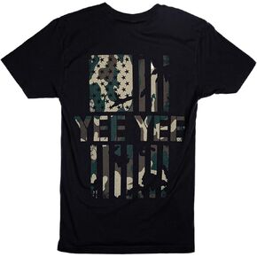 Yee Yee Apparel Ol Glory Camo Tee – Men’s Graphic Tees and Short Sleeve Shirts with Camo and American Flag Design
