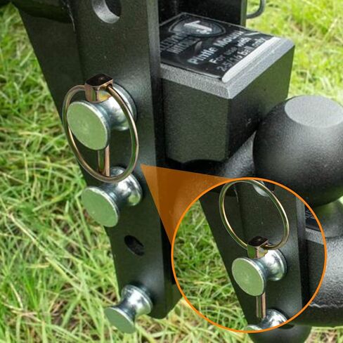 8pcs 1/4 بوصة طقم تشويش دبوس دبوس شاق مع الحلقة ، مقاطع دبوس بوابة بوابة الصلب الكربوني لجرارات المزرعة شاحنات العشب in Saudi Arabia