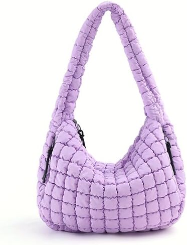 VAKAER Puffer Tote Bag for Women Quilted Crossbody Large Hobo Carryall Lightweight Padded Shoulder Bag for Travel Work in Kuwait