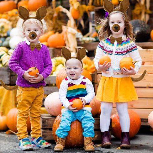 4 PCS kangaroo costume set kangaroo the bowtie tail tash for carnival mardi gras party cosplay in Kuwait