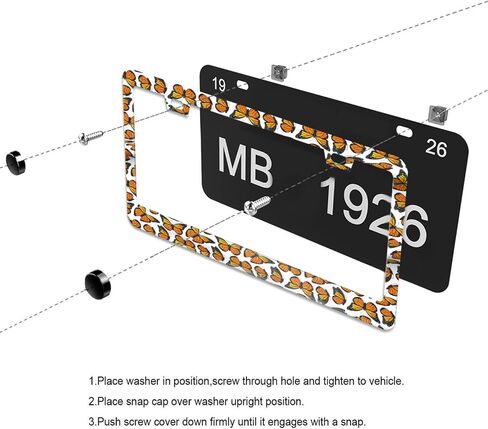 Blessed Grandma Art Modern Design Decorative Alumium License Plates for Front of Car Vanity Plate for Men Women 12 x 6Inch in Saudi Arabia