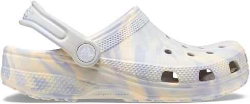 كروكس - قبقاب كلاسيكي برسومات مصبوغة للأطفال من الجنسين (طفل صغير/طفل كبير) in Kuwait