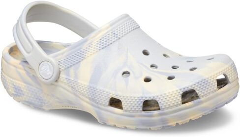 كروكس - قبقاب كلاسيكي برسومات مصبوغة للأطفال من الجنسين (طفل صغير/طفل كبير) in Kuwait