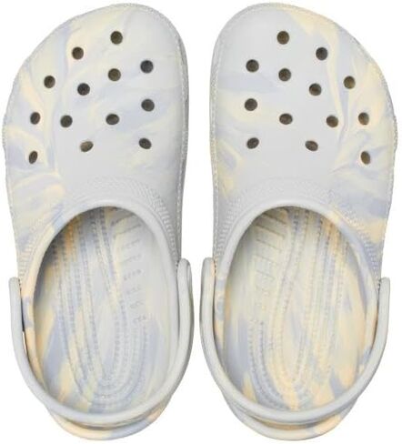 كروكس - قبقاب كلاسيكي برسومات مصبوغة للأطفال من الجنسين (طفل صغير/طفل كبير) in Kuwait