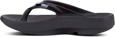 OOFOS OOlala Sandal, Black - Women’s Size 10 - Lightweight Recovery Footwear - Reduces Stress on Feet, Joints & Back - Machine Washable in Saudi Arabia