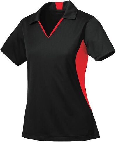 DRIEQUIP Ladies Moisture Wicking Micropique Side Blocked Polo in Sizes XS-4XL in Saudi Arabia