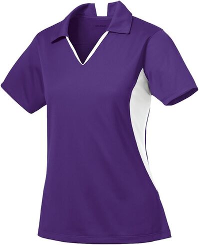 DRIEQUIP Ladies Moisture Wicking Micropique Side Blocked Polo in Sizes XS-4XL in Saudi Arabia