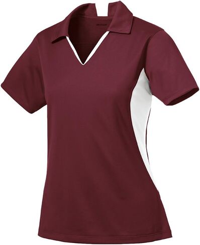 DRIEQUIP Ladies Moisture Wicking Micropique Side Blocked Polo in Sizes XS-4XL in Saudi Arabia