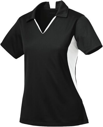 DRIEQUIP Ladies Moisture Wicking Micropique Side Blocked Polo in Sizes XS-4XL in Saudi Arabia