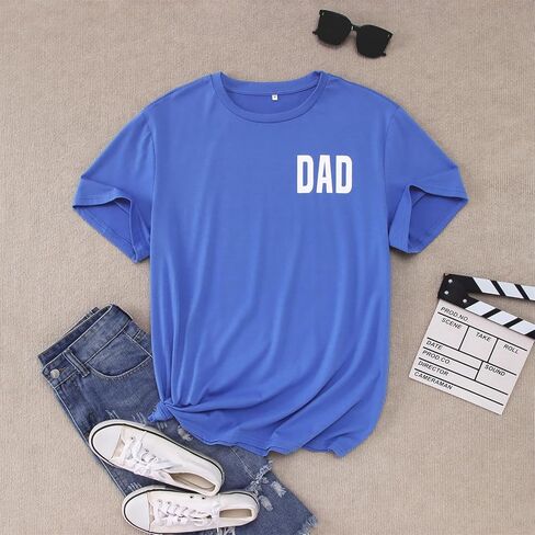 KEKEMI Daddy and Me Shirt Daddy's Girl T-Shirt Dad's Little Man Shirt Dad's Dude Tee Tops Father's Day Family Matching Outfit in Kuwait