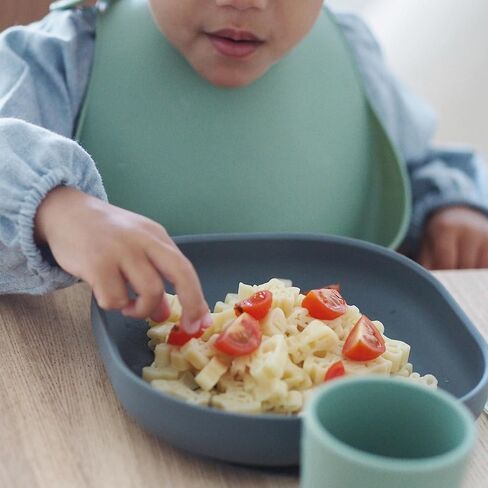 Beaba Silicone Baby Bib, Baby Bibs with Baby Food Catcher, Baby Boy Bibs Baby Girl Bibs, Baby Essentials for Feeding, 2 Pack in Saudi Arabia