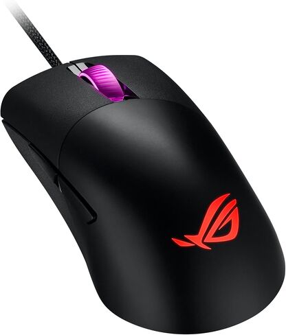 ASUS ROG Keris Lightweight FPS Optical Gaming Mouse with ROG Paracord Soft Cable, Specially-Tuned ROG 16,000 dpi Sensor, Exclusive Push-fit Switch Socket Design, PBT L/R Keys in Kuwait