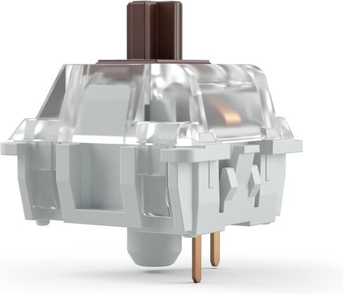 Gateron Clear Mechanical Keyboard Switches (120 Pack) - Ultra-Light Linear for Rapid Typing & Gaming - 35g Actuation Force in Kuwait