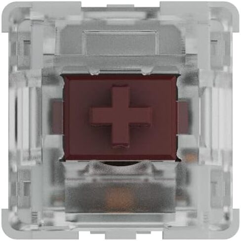 Gateron Clear Mechanical Keyboard Switches (120 Pack) - Ultra-Light Linear for Rapid Typing & Gaming - 35g Actuation Force in Kuwait