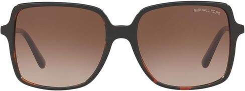 Michael Kors MK2098U 378113 Brown Tortoise Isle Of Palms Square Sunglasses Lens, Db127.18 New New Tort, 56/17/140 in Saudi Arabia